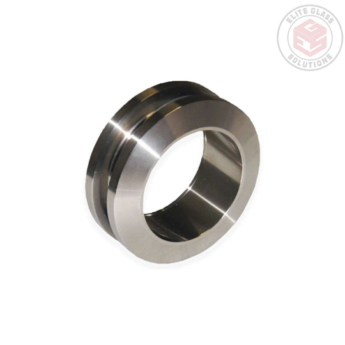 Image of Sliding Door Flush Finger Pull - 50mm Diameter - Satin Stainless Steel